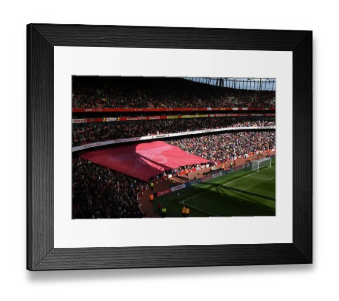 Framed Print : Arsenal Fans Unite: Cannon Banner at Emirates Stadium - Arsenal vs Brighton & Hove Albion (2021-22) Framed Print : Arsenal Fans Unite: Cannon Banner at Emirates Stadium - Arsenal vs Brighton & Hove Albion (2021-22)