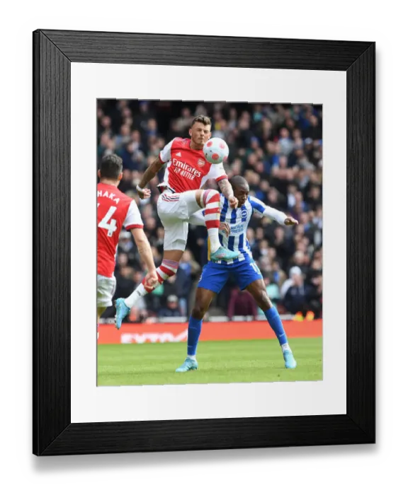 Framed Print : Arsenal vs Brighton: A Premier League Battle (April 2022) Framed Print : Arsenal vs Brighton: A Premier League Battle (April 2022)