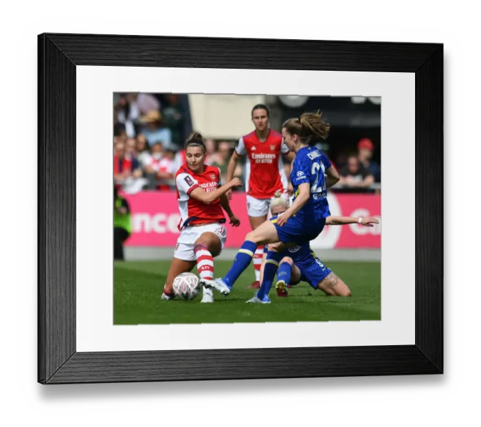 Framed Print : Arsenal Women vs Chelsea Women: FA Cup Semi-Final Showdown
