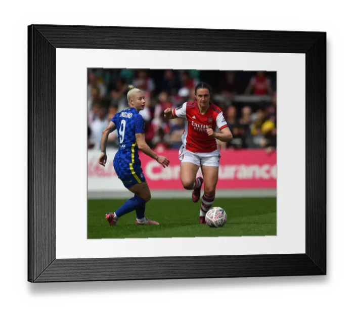 Framed Print : Arsenal vs Chelsea: FA Women's Cup Semi-Final Showdown