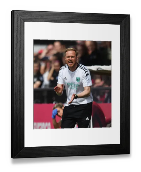 Framed Print : Jonas Eidevall Leads Arsenal Women in FA Cup Semi-Final Clash against Chelsea Framed Print : Jonas Eidevall Leads Arsenal Women in FA Cup Semi-Final Clash against Chelsea