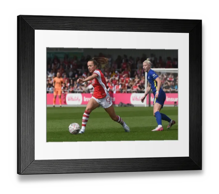 Framed Print : Arsenal vs Chelsea: FA Women's Cup Semi-Final Showdown