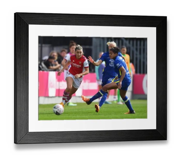 Framed Print : Arsenal Women vs. Chelsea Women: FA Cup Semi-Final Showdown