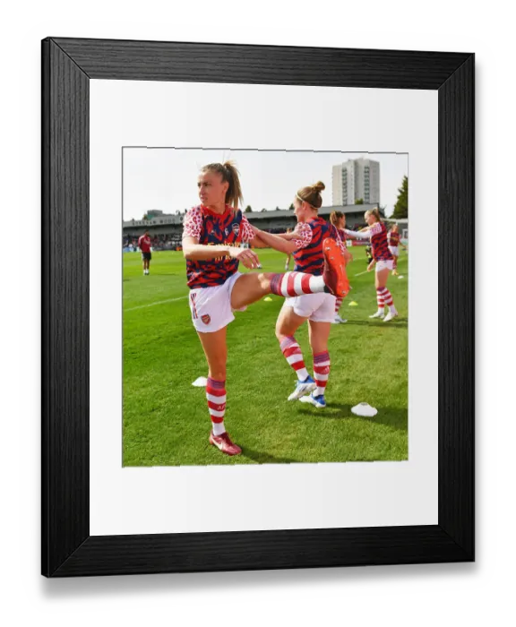 Framed Print : FA Cup Semi-Final Showdown: Arsenal Women vs Chelsea Women at Meadow Park