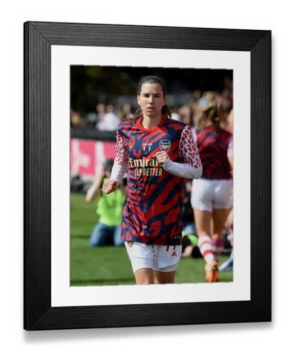 Framed Print : Arsenal's Tobin Heath Gears Up for FA Cup Semi-Final Battle Against Chelsea Women