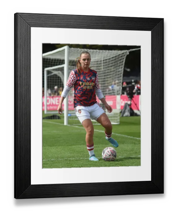 Framed Print : Arsenal's Noelle Maritz Prepares for FA Cup Semi-Final Showdown against Chelsea