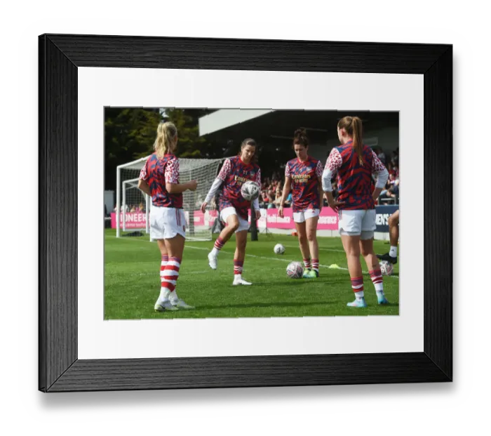 Framed Print : Arsenal Women vs. Chelsea Women FA Cup Semi-Final: Heath and Beattie Prepare for Battle Framed Print : Arsenal Women vs. Chelsea Women FA Cup Semi-Final: Heath and Beattie Prepare for Battle