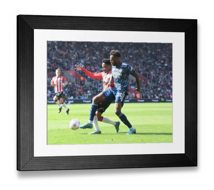 Framed Print : Nuno Tavares vs. Kyle Walker-Peters: Battle at St. Mary's - Southampton vs. Arsenal, Premier League 2021-22 Framed Print : Nuno Tavares vs. Kyle Walker-Peters: Battle at St. Mary's - Southampton vs. Arsenal, Premier League 2021-22