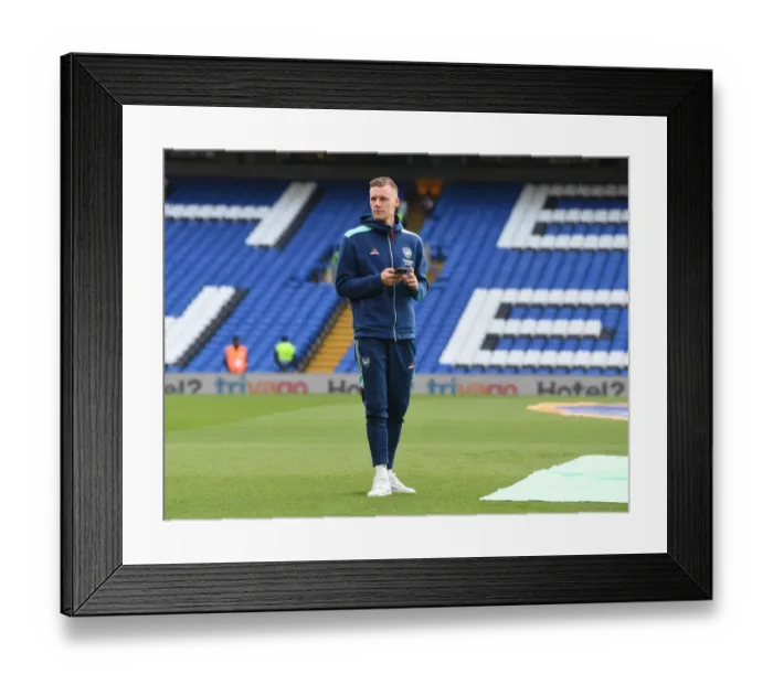Framed Print : Arsenal's Bernd Leno Prepares for Chelsea Showdown - Premier League 2021-22