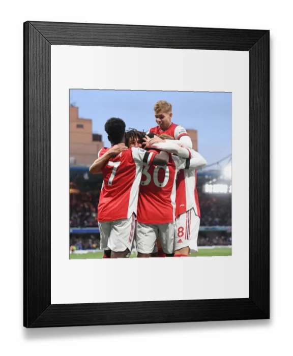 Framed Print : Nketiah's Thrilling Strike: Arsenal's Epic Comeback Against Chelsea in the Premier League 2021-22 Framed Print : Nketiah's Thrilling Strike: Arsenal's Epic Comeback Against Chelsea in the Premier League 2021-22