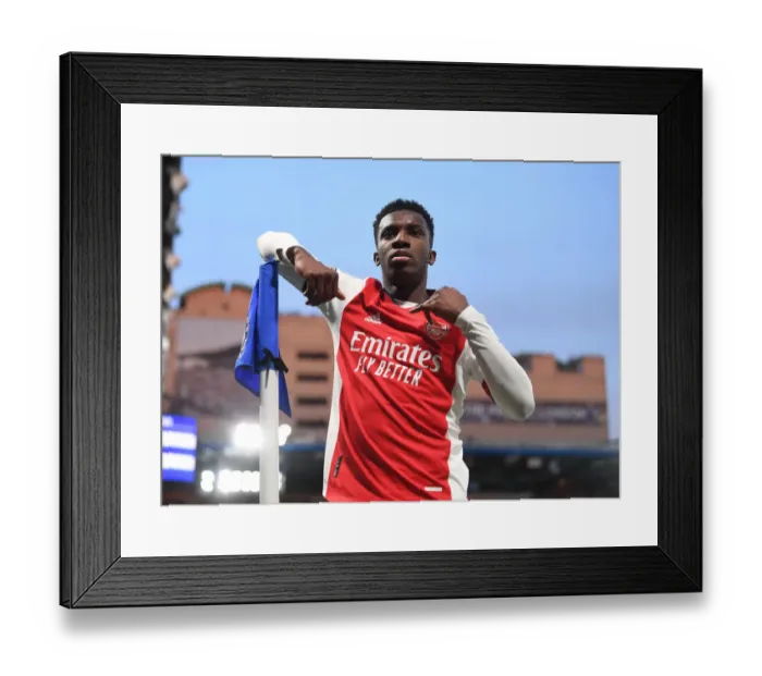 Framed Print : Nketiah Stuns Chelsea: Arsenal's Upset Win at Stamford Bridge (Premier League 2021-22) Framed Print : Nketiah Stuns Chelsea: Arsenal's Upset Win at Stamford Bridge (Premier League 2021-22)