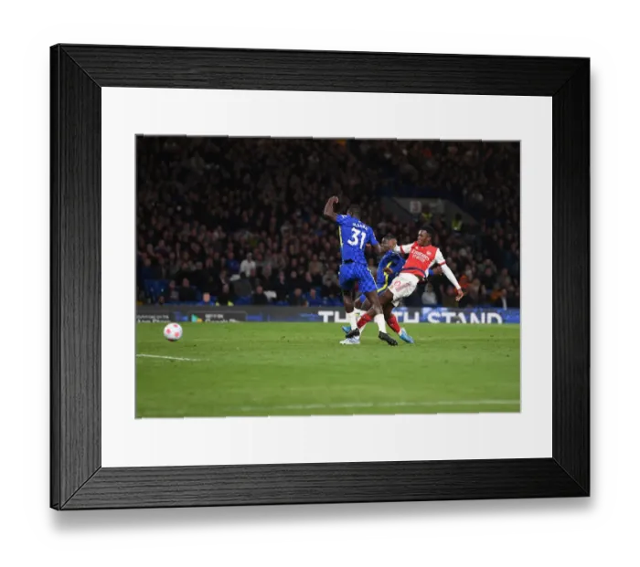 Framed Print : Eddie Nketiah's Hat-Trick: Arsenal's Thrilling 3-2 Comeback Victory Over Chelsea in the Premier League 2021-22 Framed Print : Eddie Nketiah's Hat-Trick: Arsenal's Thrilling 3-2 Comeback Victory Over Chelsea in the Premier League 2021-22
