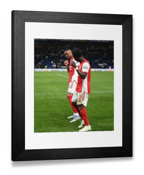 Framed Print : Arsenal's Four-Goal Blitz: Saka and Gabriel's Glorious Moment at Stamford Bridge (2021-22) Framed Print : Arsenal's Four-Goal Blitz: Saka and Gabriel's Glorious Moment at Stamford Bridge (2021-22)
