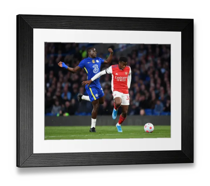 Framed Print : Nketiah Strikes First: Arsenal's Thrilling Victory Over Chelsea in the Premier League 2021-22 Framed Print : Nketiah Strikes First: Arsenal's Thrilling Victory Over Chelsea in the Premier League 2021-22