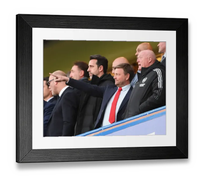 Framed Print : Arsenal's Richard Garlick Prepares for Chelsea Showdown - Premier League 2021-22
