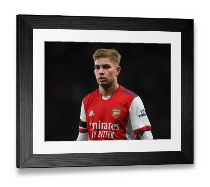 Framed Print : Emile Smith Rowe in Action: Chelsea vs. Arsenal, Premier League 2021-22