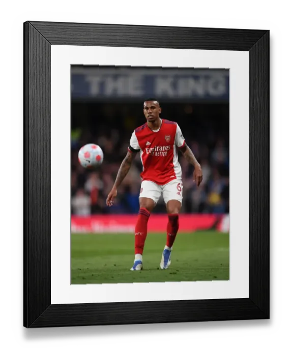 Framed Print : Gabriel Magalhaes in Action: Chelsea vs. Arsenal, Premier League 2021-22 Framed Print : Gabriel Magalhaes in Action: Chelsea vs. Arsenal, Premier League 2021-22