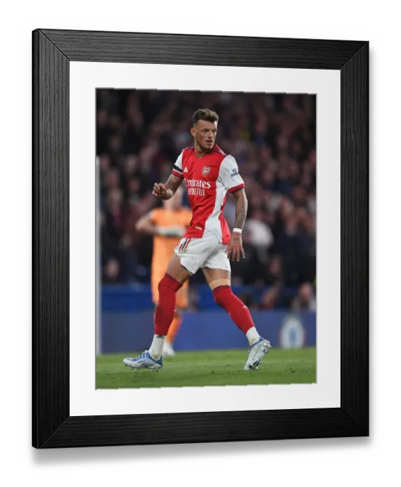 Framed Print : Ben White's Unyielding Performance: Arsenal Stands Strong Against Chelsea at Stamford Bridge - Premier League 2021-22 Framed Print : Ben White's Unyielding Performance: Arsenal Stands Strong Against Chelsea at Stamford Bridge - Premier League 2021-22