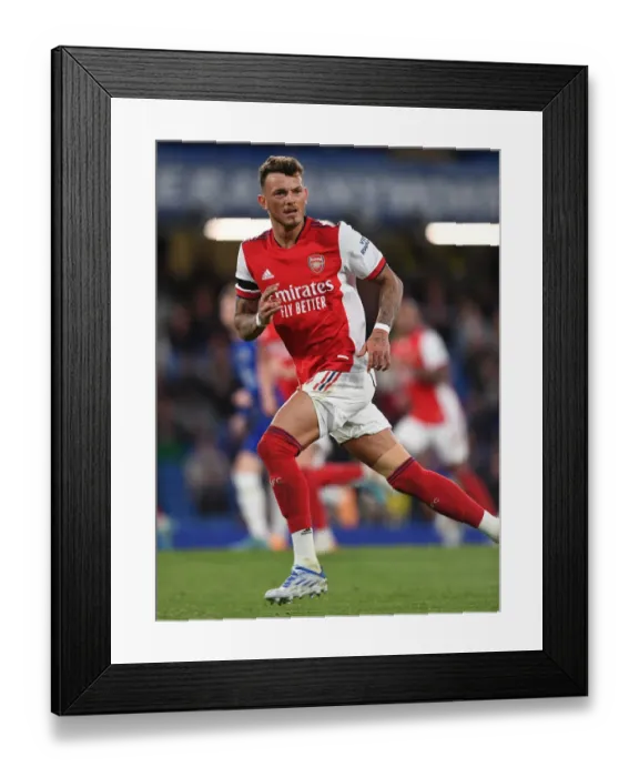 Framed Print : Ben White's Determined Performance: Arsenal vs. Chelsea at Stamford Bridge, Premier League 2021-22 Framed Print : Ben White's Determined Performance: Arsenal vs. Chelsea at Stamford Bridge, Premier League 2021-22