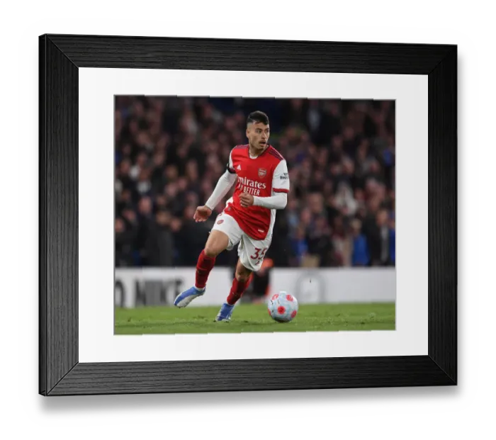 Framed Print : Martinelli in Action: Chelsea vs. Arsenal, Premier League 2021-22