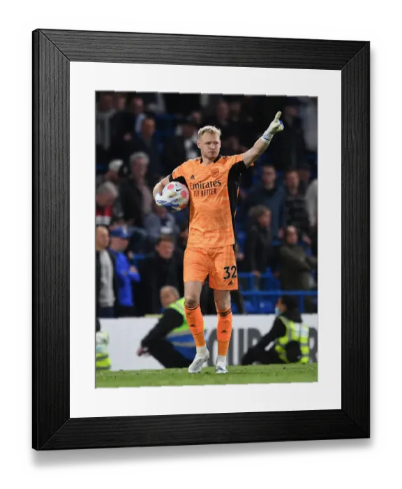 Framed Print : Ramsdale Stands Firm: Arsenal vs. Chelsea Clash at Stamford Bridge - Premier League 2021-22 Framed Print : Ramsdale Stands Firm: Arsenal vs. Chelsea Clash at Stamford Bridge - Premier League 2021-22