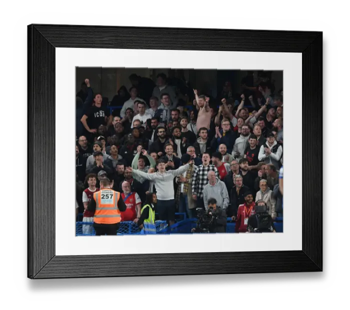 Framed Print : Arsenal Celebrate Premier League Victory Over Chelsea Framed Print : Arsenal Celebrate Premier League Victory Over Chelsea