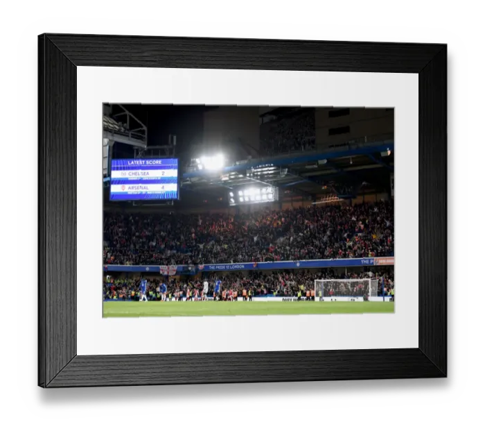 Framed Print : Arsenal's Victory Celebration: Chelsea vs. Arsenal, Premier League 2021-22 Framed Print : Arsenal's Victory Celebration: Chelsea vs. Arsenal, Premier League 2021-22