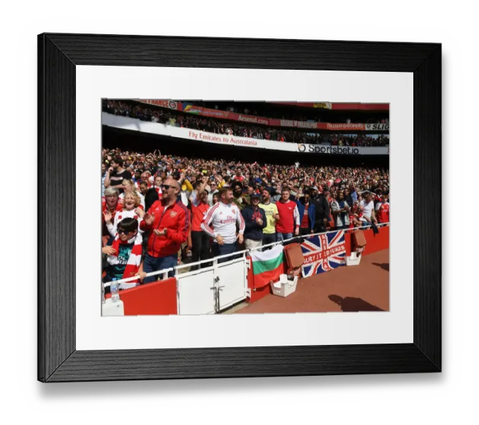 Framed Print : Triumphant Third Goal: Arsenal's Victory Celebration vs. Manchester United (2021-22) Framed Print : Triumphant Third Goal: Arsenal's Victory Celebration vs. Manchester United (2021-22)