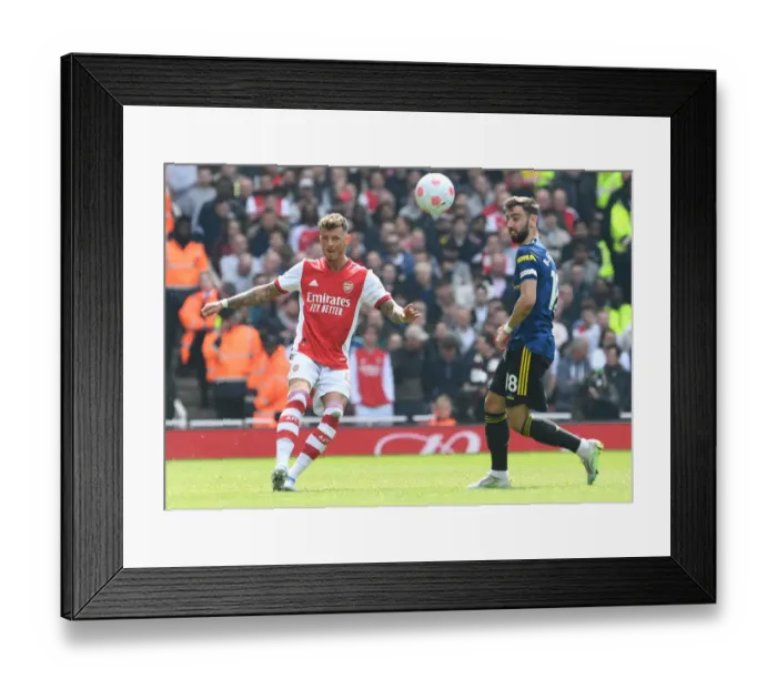 Framed Print : Arsenal vs. Manchester United: White vs. Maguire - A Premier League Rivalry: The Defensive Showdown