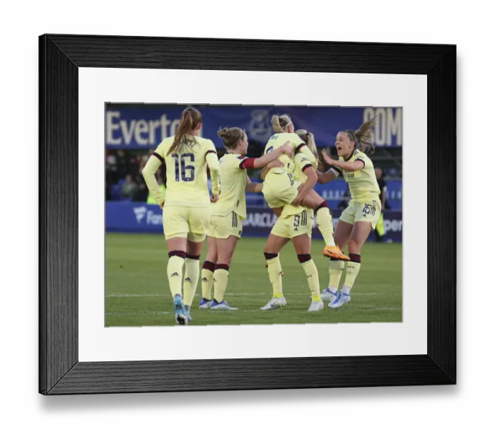 Framed Print : Arsenal Women's Dominance: Jordan Nobbs Scores Hat-Trick in EPL Win