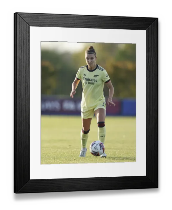 Framed Print : Arsenal vs. Everton Women: FA WSL Clash at Walton Hall Park