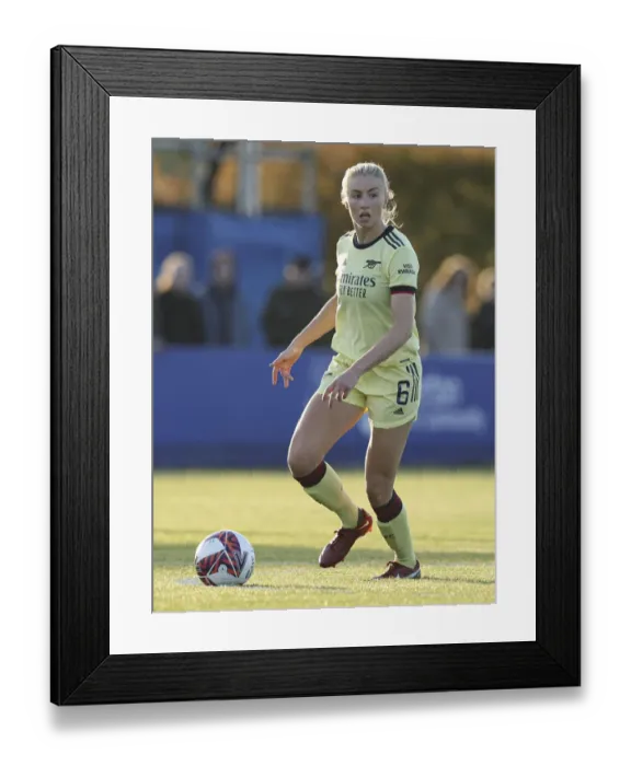 Framed Print : Arsenal's Leah Williamson in Action during FA WSL Match against Everton