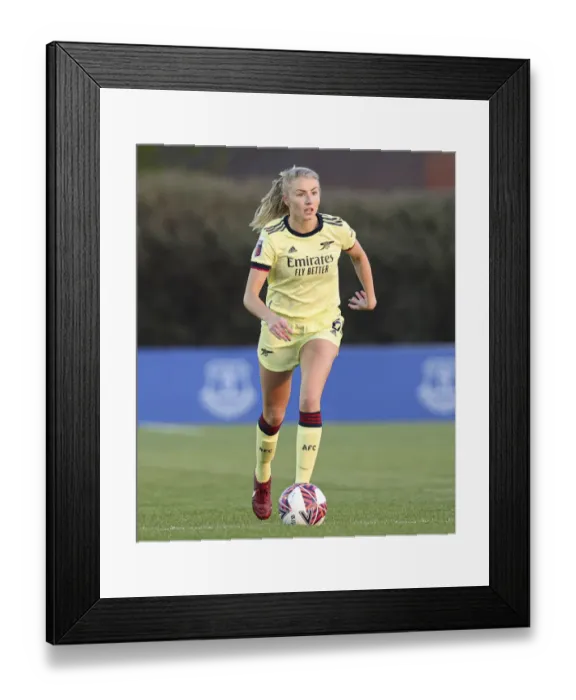 Framed Print : Arsenal's Leah Williamson in Action during FA WSL Match vs Everton