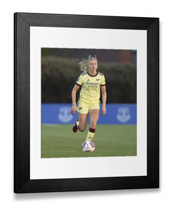 Framed Print : Arsenal's Leah Williamson in Action during FA WSL Match vs Everton