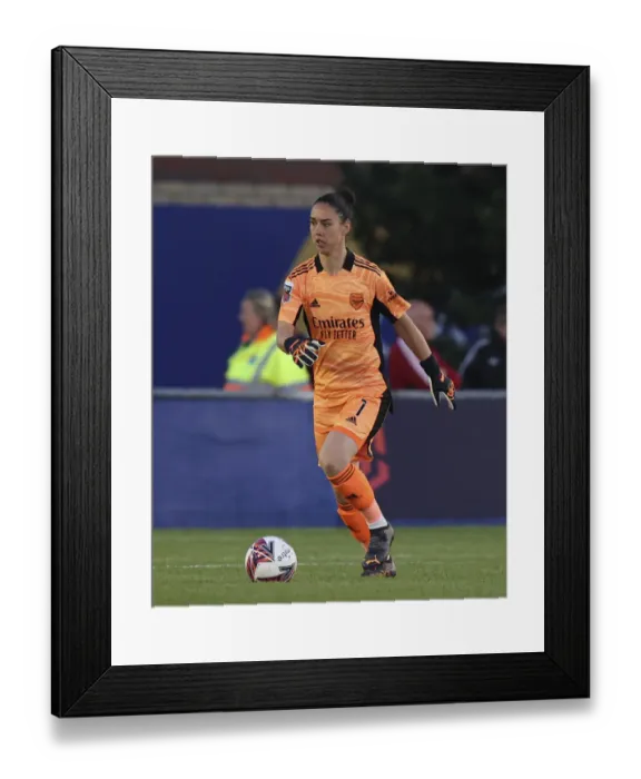 Framed Print : Arsenal's Manuela Zinsberger in Action against Everton Women in FA WSL Clash Framed Print : Arsenal's Manuela Zinsberger in Action against Everton Women in FA WSL Clash