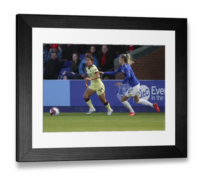 Framed Print : Mana Iwabuchi vs. Nathalie Bjorn: Battle in the FA WSL - Everton Women vs. Arsenal Women Framed Print : Mana Iwabuchi vs. Nathalie Bjorn: Battle in the FA WSL - Everton Women vs. Arsenal Women