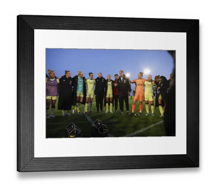 Framed Print : Arsenal Women's Coach Jonas Eidevall Gives Instructions After Everton Match Framed Print : Arsenal Women's Coach Jonas Eidevall Gives Instructions After Everton Match