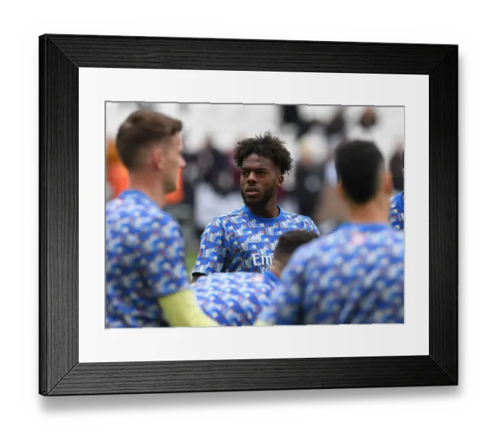 Framed Print : Arsenal's Nuno Tavares Gears Up for West Ham Clash in Premier League Showdown