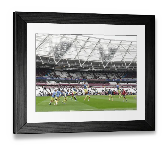 Framed Print : Arsenal's Pre-Match Warm-Up at London Stadium: West Ham United vs Arsenal (Premier League, 2021-22) Framed Print : Arsenal's Pre-Match Warm-Up at London Stadium: West Ham United vs Arsenal (Premier League, 2021-22)