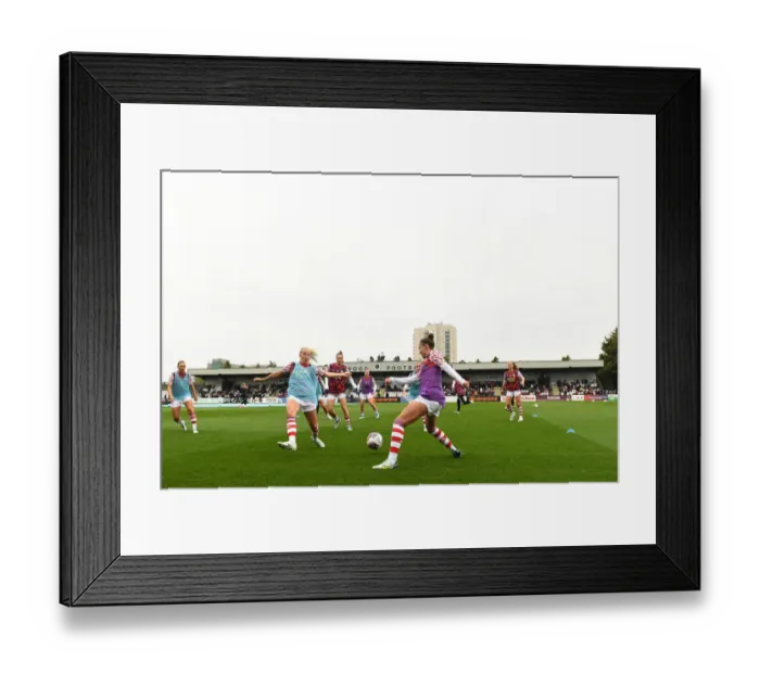 Framed Print : Arsenal Women: Beth Mead and Steph Catley Prepare for Battle at Meadow Park Framed Print : Arsenal Women: Beth Mead and Steph Catley Prepare for Battle at Meadow Park