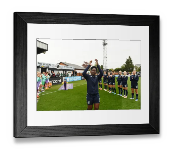 Framed Print : Arsenal Women Honor Anita Asante with Guard of Honor Ahead of Her Retirement from Aston Villa Framed Print : Arsenal Women Honor Anita Asante with Guard of Honor Ahead of Her Retirement from Aston Villa