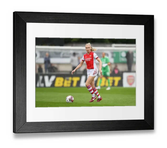 Framed Print : Arsenal's Leah Williamson in Action: FA WSL Clash Against Aston Villa (2021-22) Framed Print : Arsenal's Leah Williamson in Action: FA WSL Clash Against Aston Villa (2021-22)