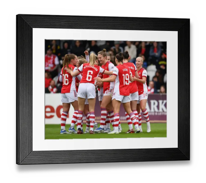 Framed Print : Arsenal Women's Super League Victory: Vivianne Miedema's Historic Hat-Trick Against Aston Villa Framed Print : Arsenal Women's Super League Victory: Vivianne Miedema's Historic Hat-Trick Against Aston Villa