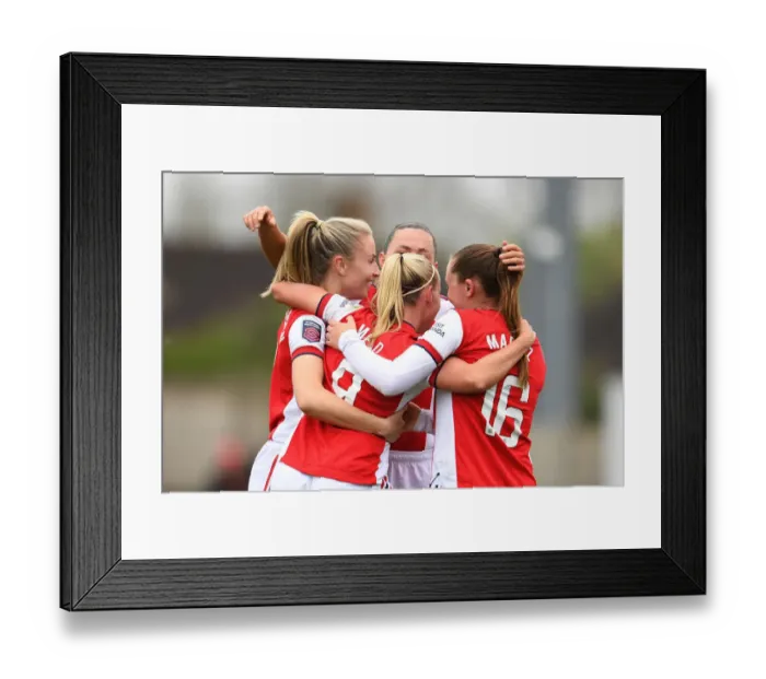 Framed Print : Arsenal Women's Historic Super League Victory: Beth Mead Scores Record-Breaking Fourth Goal vs. Aston Villa Framed Print : Arsenal Women's Historic Super League Victory: Beth Mead Scores Record-Breaking Fourth Goal vs. Aston Villa