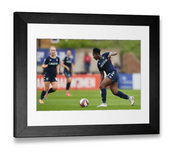 Framed Print : Asante in Action: Arsenal Women vs. Aston Villa Women, FA WSL Showdown