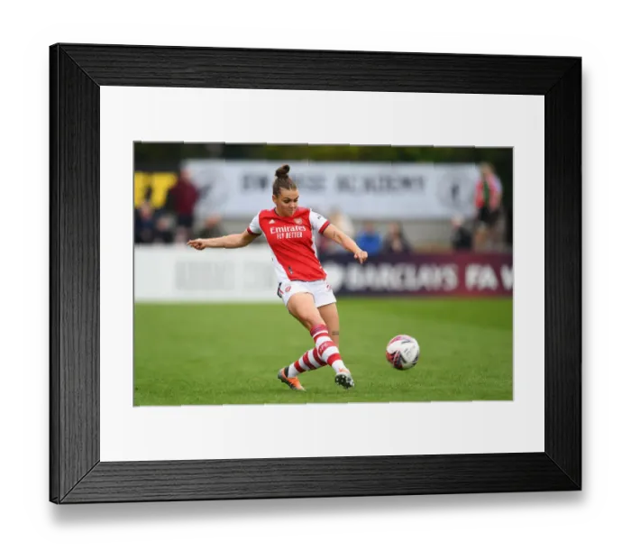 Framed Print : Arsenal Women vs. Aston Villa Women: Barclays FA WSL Clash at Meadow Park (2021-22)