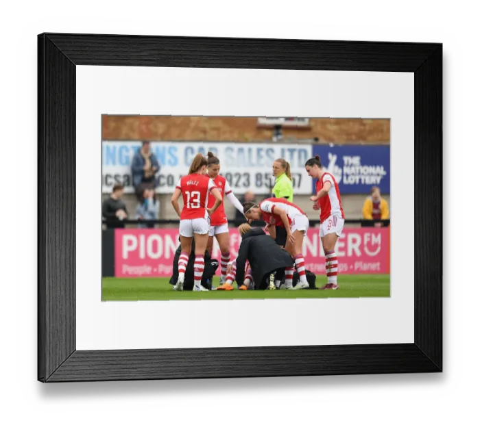 Framed Print : Arsenal Women: Injury Concerns Mount Against Aston Villa in FA WSL Clash Framed Print : Arsenal Women: Injury Concerns Mount Against Aston Villa in FA WSL Clash