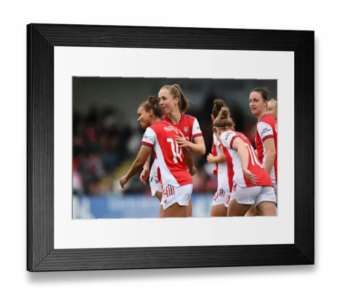 Framed Print : Arsenal Women's Historic Dominance: Nikita Parris Scores Seventh Goal in FA WSL Showdown Against Aston Villa Framed Print : Arsenal Women's Historic Dominance: Nikita Parris Scores Seventh Goal in FA WSL Showdown Against Aston Villa