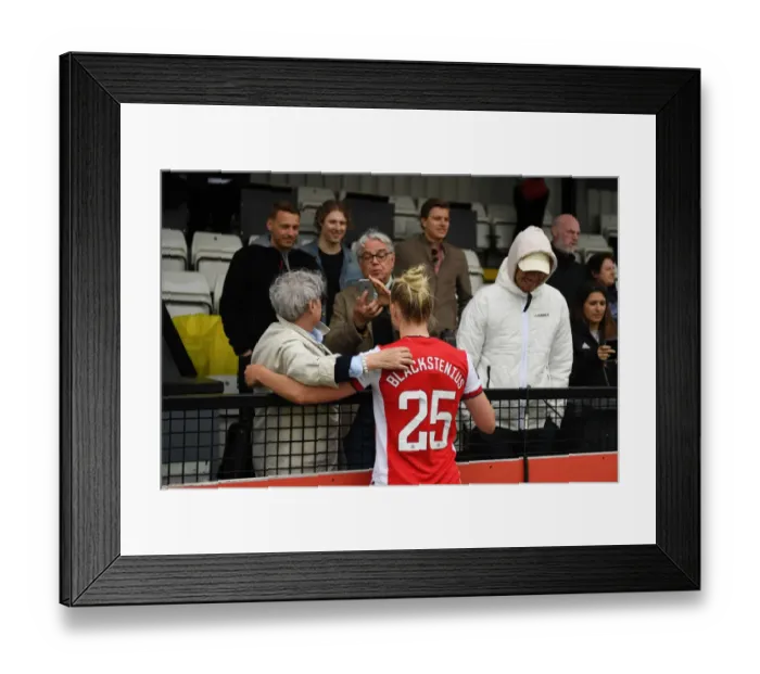 Framed Print : Arsenal Women vs Aston Villa Women: FA WSL Showdown at Meadow Park (2021-22)