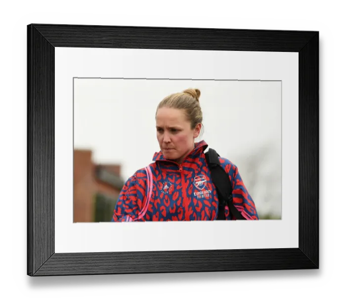 Framed Print : Kim Little's Homecoming: Arsenal Women vs Aston Villa Women FA WSL Clash at Meadow Park (2021-22)